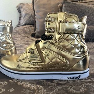 Gold Sneakers